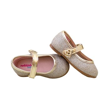 Sapatilha-Dourado-Velcro-Coracao-|-Molekinha-Tamanho--21---Cor--DOURADO-0